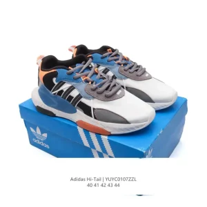 Adidas Hi-Tail Classic Men's Retro Mesh Sneakers with Thick Sole