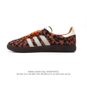 Adidas Samba Og Shoes Classic Sneakers with Leopard Print