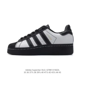 Adidas Superstar XLG Chunky Platform Leather Sneakers