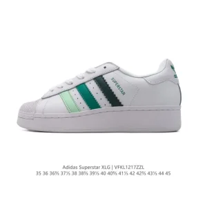 Adidas Superstar XLG Platform Leather Low Top Sneakers