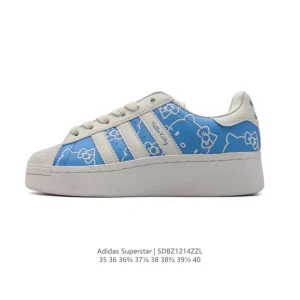 Adidas Superstar XLG Hello Kitty Platform Sneakers