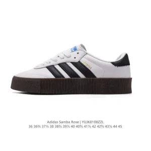 Adidas Sambarose W Cny Low Top Unisex Retro Leather Sneakers
