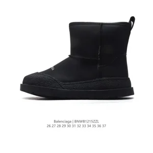 Balenciaga Kids Winter Snow Boots with Fleece Lining
