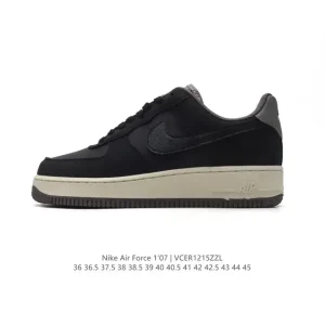 Nike Air Force 1 '07 Low White Leather Casual Sneakers