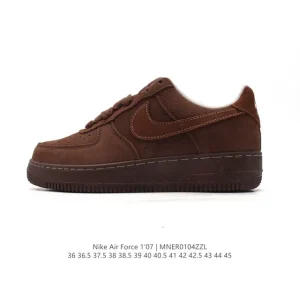 Nike Air Force 1 '07 Low White Leather Sneakers for Men and Women