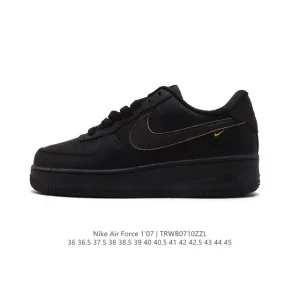 Nike Air Force 1 Low White Leather Classic Casual Sneakers