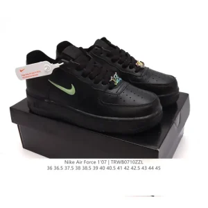 Nike Air Force 1 Low White Leather Casual Sneakers for Men and Women