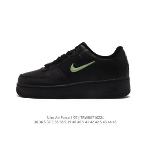 Nike Air Force 1 Low White Leather Casual Sneakers for Men and Women