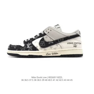 Nike Dunk Low Retro Louis Vuitton Collaboration Classic Basketball Skateboarding Shoes