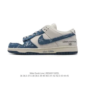 Nike Dunk Low Retro Louis Vuitton Collaboration Vintage Basketball Sneakers 2025 New
