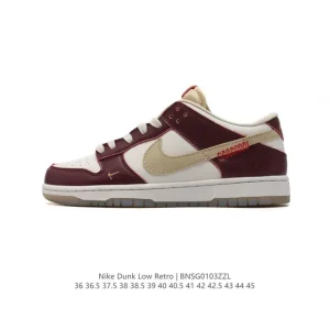 Nike Dunk Low Retro Leather Sneakers for Men and Women