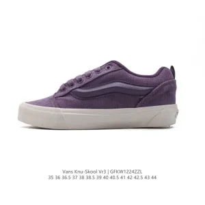 Vans Knu Skool VR3 LX Leather Chunky Sneakers Vintage Style
