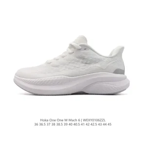 HOKA Mach 6 Supercritical EVA Lightweight Running Shoes for Speed Training