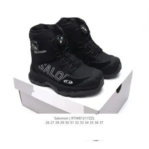 Salomon Kids Snow Boots Winter Ski Shoes Waterproof Warm Fleece