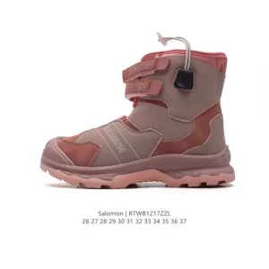 Salomon Kids Snow Boots Winter Waterproof Warm Snow Boots for Boys Girls