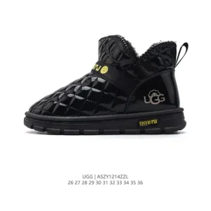 UGG Kids Classic Mini Winter Snow Boots with Wool Lining