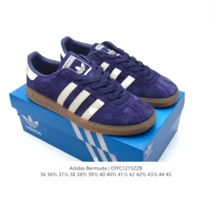 Adidas Originals Bermuda Low-Top Sneakers with Macaron Colorway