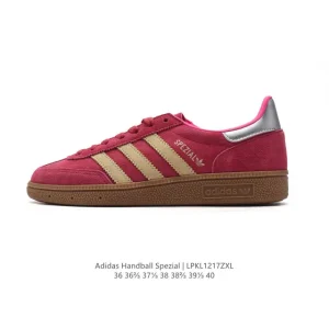 Adidas Handball Spezial Low Top Leather Sneakers for Women