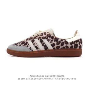 Adidas Originals Samba Og Shoes Classic Sneakers Leopard T-Toe