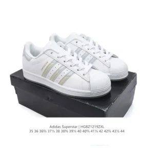 Adidas Superstar 82 Classic Shell Toe Leather Sneakers for Men and Women
