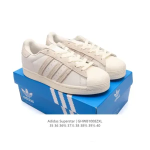 Adidas Superstar '82 Classic Shell Toe Leather Sneakers for Women