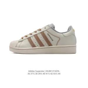 Adidas Superstar 82 Classic Shell Toe Leather Sneakers