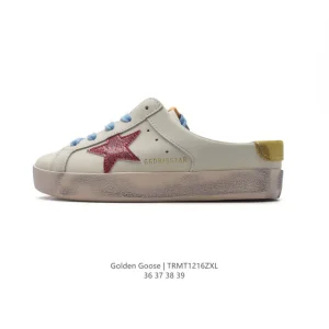 Golden Goose Sstar Vintage Slip-On Sneakers Italian Leather