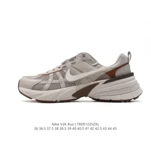 Nike V2K Run Retro Running Shoes White Metallic