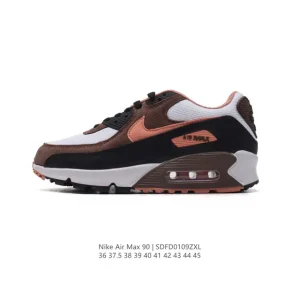 Nike Air Max 90 Men's Running Shoes Leather Mesh Vintage Style