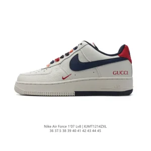Nike Air Force 1 Low Gucci Collaboration White Sneakers