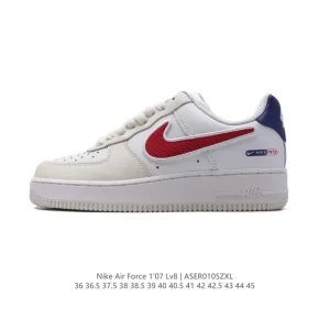 Nike Air Force 1 '07 Low White Leather Casual Sneakers HF5744-146
