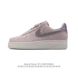 Nike Air Force 1 07 Low White Leather Sneakers for Men and Women