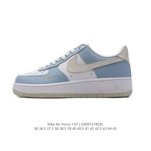Nike Air Force 1 '07 Low White Leather Sneakers