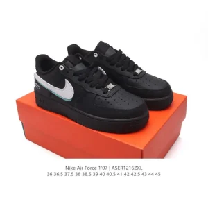 Nike Air Force 1 Low White Leather Casual Sneakers for Men and Women