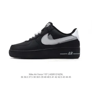Nike Air Force 1 '07 Low White Leather Sneakers