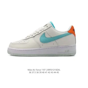 Nike Air Force 1 '07 Low White Leather Sneakers