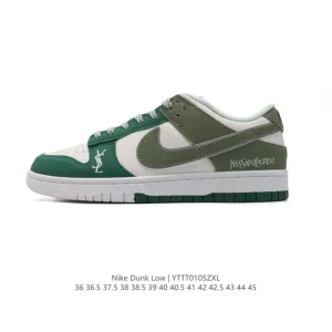 Nike Dunk Low Retro Ysl Collaboration Classic Basketball Skateboarding Shoes