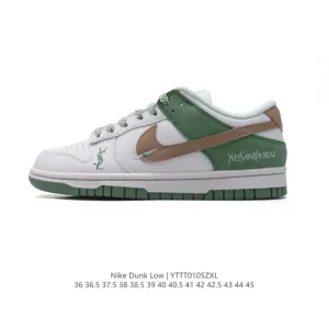Nike Dunk Low Retro YSL Collaboration Vintage Basketball Skate Shoes