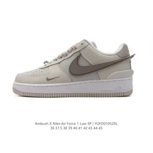 Nike Air Force 1 Low Ambush Collaboration Leather Sneakers