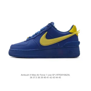 Nike Air Force 1 Low Ambush Collaboration Leather Sneakers