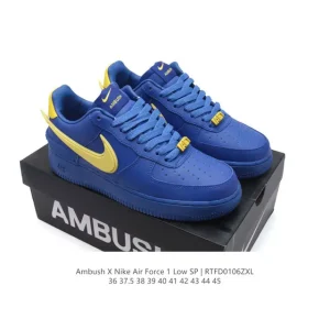 Nike Air Force 1 Low Ambush Collaboration Leather Shoes