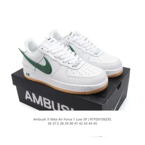 Nike Air Force 1 Low Ambush Collaboration Leather Sneakers