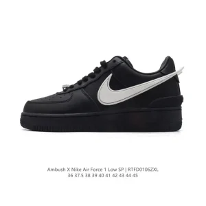 Nike Air Force 1 Low Ambush Collaboration Leather Sneakers