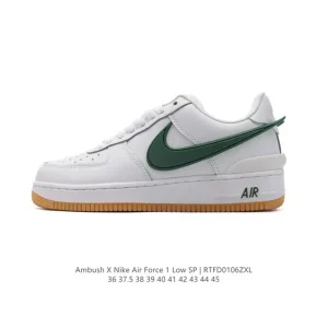 Nike Air Force 1 Low Ambush Collaboration Leather Sneakers