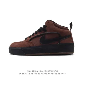 Nike SB React Leo Premium Skateboarding Shoes for Men and Women