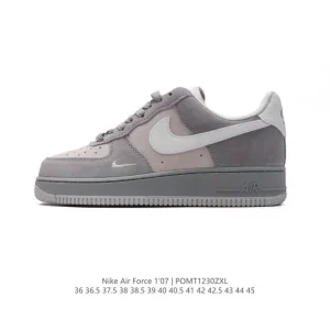 Nike Air Force 1 Low White Leather Sneakers for Men and Women