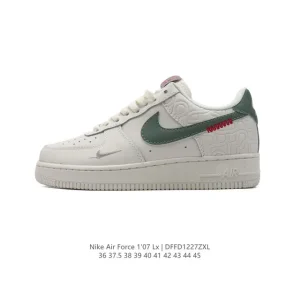 Nike Air Force 1 Low White Leather Casual Shoes for Men and Women