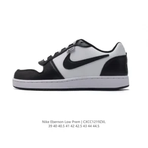 Nike Ebernon Low Men's Casual Sneakers with Synthetic Leather Upper