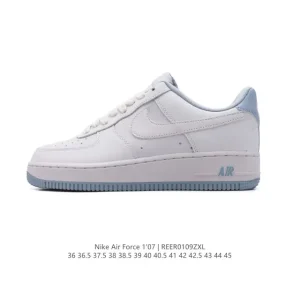 Nike Air Force 1 '07 Low White Casual Sneakers with Air Cushion