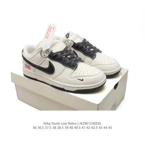 Nike Dunk Low Retro Leather Sneakers for Men and Women